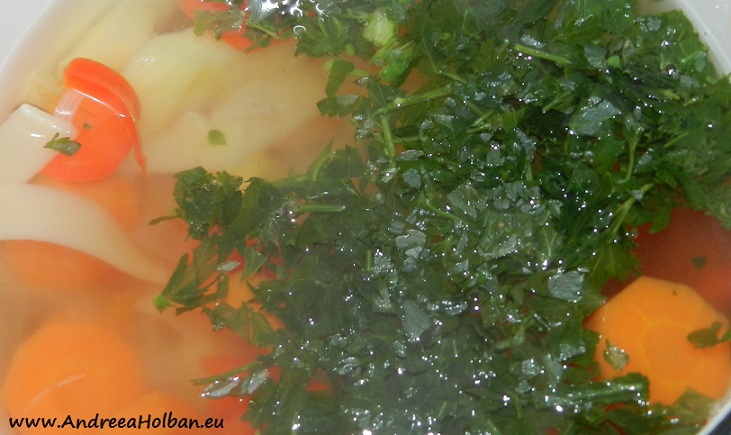 Bors de cartof, morcov, ardei, pastarnac, praz si taietei (dupa 8 luni)