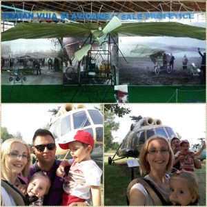 Holbanei la muzeul aviatiei romane